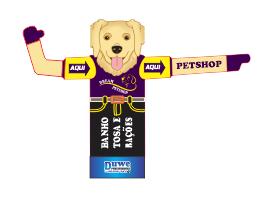 Arte de boneco inflável personalizado para Dream Petshop